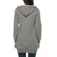 thumbnail image 6 of Zeagoo Women's Zip Up Hoodies Long Sleeve Fall Fleece Jacket Casual Oversized Tunic Hooded Sweatshirt With Pockets Winter Coats, 6 of 7