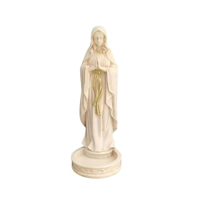 Colección de estatuillas de estatua de la Madre Virgen Católica de 8 "H para escritorio