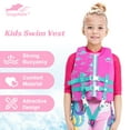 thumbnail image 4 of Gogokids Kids Swim Vest Life Jacket-Toddler Float Buoyancy Swimsuit Trainer Vests Swim Aid Jacket for Age 1-9 Years, Pink, 4 of 9