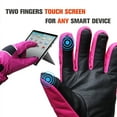 thumbnail image 6 of EvridWear Heated 3M thinsulate Thermal Winter Gloves for Women Men with 2 Rechargeable Battery (Sizes L Hot Pink), 6 of 6