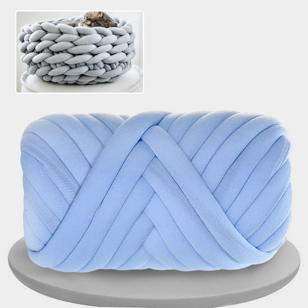 Generic Chunky Yarn Giant Wool Yarn Hand Knitting Yarn For Crocheting Bed  Blue @ Best Price Online