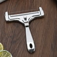 thumbnail image 3 of Vrorvz Adjustable Stainless Steel Cheese Slicer and Chipper with Heavy Duty Aluminum Alloy Body and Easy Cut Wire Suit for Thin to Thick Slices up to 3.5 Inches Wide, 3 of 5