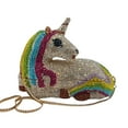 thumbnail image 2 of Baguery Horse Rhinestone Clutch Purse for Women, Sparkling Crystal Evening Bag for Wedding Party, Cute Animal Handbag, 2 of 7