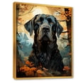 thumbnail image 2 of Designart "Grandeur Of The Great Dane" Animals Dog Floater Framed Wall Decor, 2 of 5