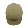 thumbnail image 6 of Quick-Dry 5-Panel Camp Cap for Women/Men, Lightweight Short Brim Hat with Soft Top - Retro Workwear Style Sun Visor for Hiking & Streetwear (1-Pack) Khaki One Size, 6 of 9