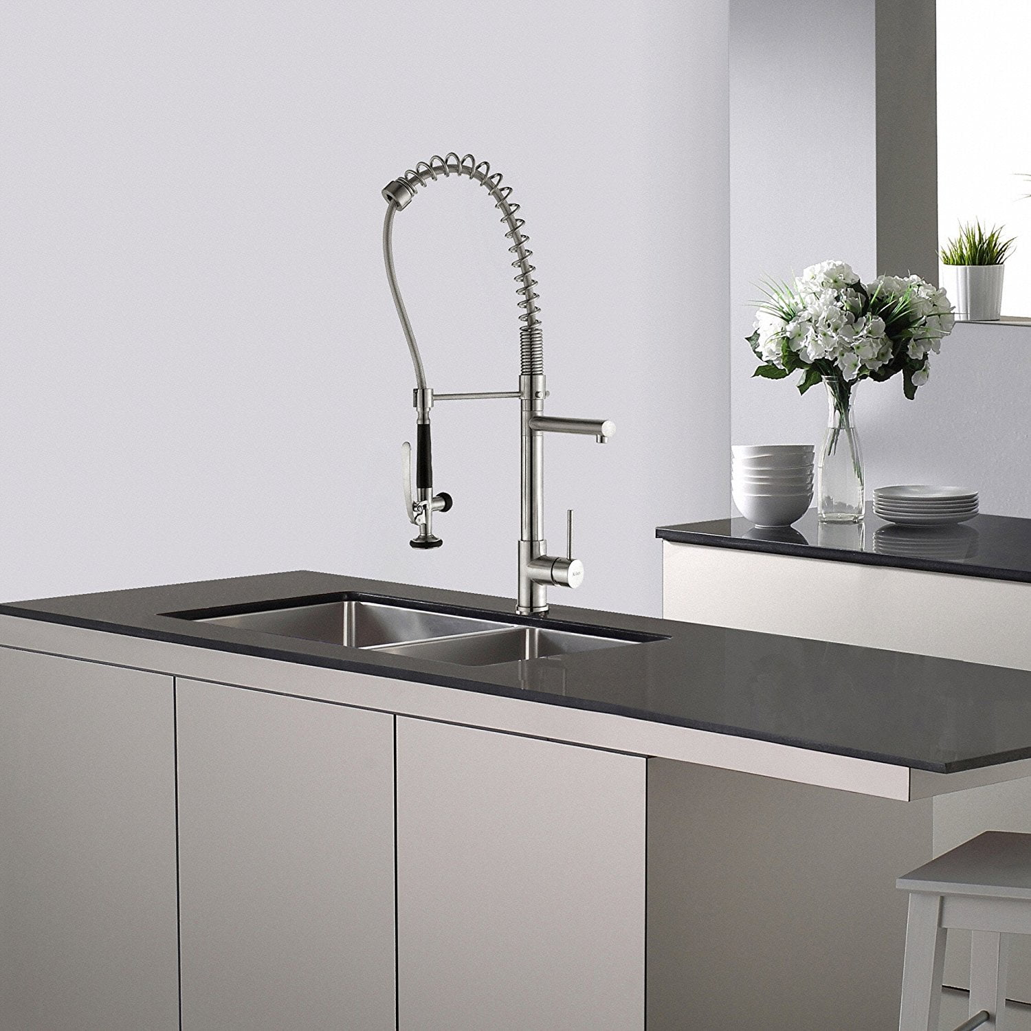 kraus kpf 1602ss large size qty kraus kpf1602ss commercial style single handle kitchen faucet with kraus kpf 1602ss large size qty kraus kpf1602ss commercial style single handle kitchen faucet with