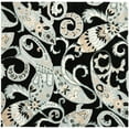 thumbnail image 6 of SAFAVIEH Wyndham Dulcibella Floral Wool Area Rug, Black/Multi, 5' x 8', 6 of 10