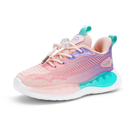 

CAMKIDS Girls Lightweight Breathable Sneakers Soft-soled Anti-slip Running Shoes