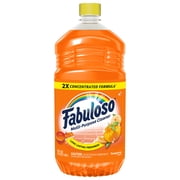 Fabuloso 2X Multi-Purpose Cleaner, No Rinse Floor Cleaner, Tangerine Scent, 56 fl oz