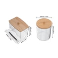 thumbnail image 2 of USHOBE 3pcs Travel Cotton Swab Case Transparent Storage For General Public Use, 2 of 6