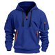 thumbnail image 1 of WILLBEST Sudaderas Hombre Sudadera con Capucha De Pana para Hombre, Otoño e Invierno, Chaqueta Deportiva Informal con Cremallera, Bolsillo De Parche, Medio Cárdigan, Sudadera Grande, 1 of 3
