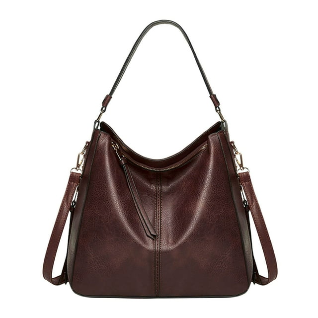 AWZXDE Sacs de Designer pour Femmes Grand Sac Seau Sac à Main en Cuir Élégant