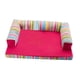 thumbnail image 4 of Sofá para mascotas, sofá para perros, muebles para perros, portátil, para perros pequeños y medianos, perrera, silla para perros resistente, suave y rojo, 4 of 8
