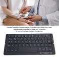 thumbnail image 4 of Foldable BT Keyboard, 58 Keys WL Portable Keyboard with Magnetic Stand, Quiet Aluminum Alloy Folding Keyboard for Tablet Phone Laptop PC, for , for HMS Devices, 4 of 7