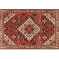 thumbnail image 1 of Ahgly Company Indoor Rectangle Traditional Orange Salmon Pink Persian Area Rugs, 7' x 10', 1 of 6