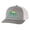 Wild Hog, variant on Retro Color Heather Grey and White Mens Embroidered Mesh Back Trucker Hat, Tuna