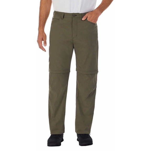 Eddie Bauer Mens Lightweight Convertible Pant (Slate Green 40x34)