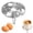 SL2, variant on Egg Steamer Stainless Steamer Rack Round Multi Use Cooking Insert For Pot Heat Rack For Eggs Vegetables Fish Preservation Of Nutrition