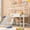 White, variant on Bellemave Twin Size Metal Loft Bed Frame with Slide, House Bed With Roof & Two-sided writable, Twin House Bed with Storage, No Box Spring Needed, White