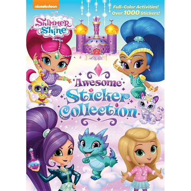 4 Color Plus 1,000 Stickers: Shimmer and Shine Awesome Sticker Collection (Shimmer and Shine) (Paperback)