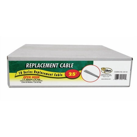 Cobra Products 1189786 Replacement Cable .25 In. x 25 ft.
