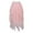 Light Pink, variant on VOGUES Women's Tulle Skirts High Low Layered Puffy Fairy Skirts A-line Midi Skirt Irregular Tutu Skirt