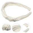 thumbnail image 2 of Unique Bargains 1 Pc Fashion Elegant Knotted Headband for Women for Girls 5.91"x1.77" Beige, 2 of 4