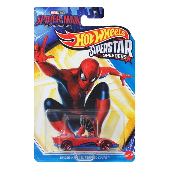Hot Wheels Superstar Speeders, Pop Culture Character Driving Hot Wheels Originals (Styles May Vary