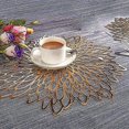 thumbnail image 1 of En Round Placemat, Round Pvc Cutout Place Mat, Boda, Banquete, Restnt, Hotel, 1, 1 of 4