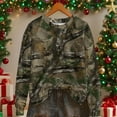 thumbnail image 6 of CLOISE Pullover Sweatshirts for Women No Hoodie Plus Size Crew Neck Tops Camouflage Long Sleeve Oversized Clothes, 6 of 8