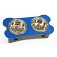 thumbnail image 5 of OUTDOOR LEISURE PRODUCTS Model GMBLG Double Water and Food Bowls Made of High Density Poly Resin for Small Dogs, 5 of 5
