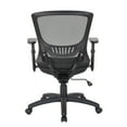 thumbnail image 5 of Manager's Chair  Mesh Screen Seat and Back in Black Fabric, 5 of 14