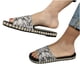 thumbnail image 4 of Zapatillas con punta abierta y plana para mujer, sandalias cómodas, informales, cómodas, para playa Wmkox8yii  hj789, 4 of 7