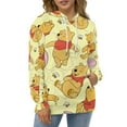 thumbnail image 6 of Unisex Winnie The Pooh Hoodies 3D Printed Pullover Hooded Sweatshirt with Pocket for Mens Womens, 6 of 7