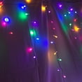 thumbnail image 1 of Cascada De Luces Led Navideña Decorativa Multicolor 300 Focos 8 Funciones Navicolors  Cable Blanco 6 m, 1 of 4