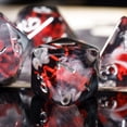thumbnail image 2 of Cusdie 7-Die DND Dice, Polyhedral Dice Set Filled with Animal, for Role Playing Game Dungeons and Dragons D&D Dice MTG Pathfinder, 2 of 5