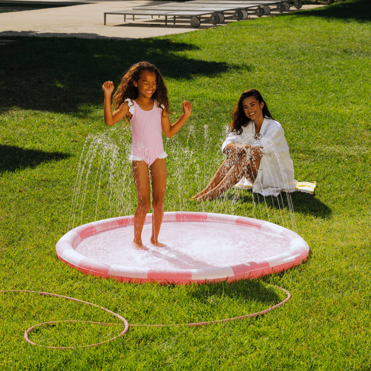 Barbie + Float Life by Funboy Splash Pad, 64" Diameter, Children Ages 6+