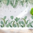 thumbnail image 4 of Gwong Decoración hogareña 2 hojas / set tropical planta hoja bonsai autoadhesivo mural etiqueta de la pared sala de estar calcomanía Gwong 21050359, 4 of 7