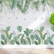 thumbnail image 4 of Gwong Decoración hogareña 2 hojas / set tropical planta hoja bonsai autoadhesivo mural etiqueta de la pared sala de estar calcomanía Gwong 21050359, 4 of 7