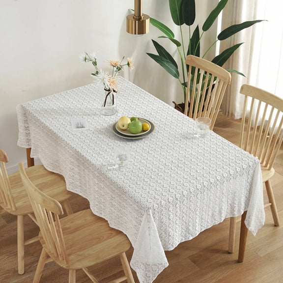 AUQ Wipeable Tablecloths,Non-Toxic and Harmless Table Cloth,Perfect Decoration Table Covers,White