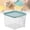 Blue, variant on ZFSBZBS Airtight Box Food Containers Lids Cereal Organizer Fruit Container Kitchen Storage Can,Blue