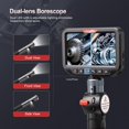 thumbnail image 2 of Boroscopio RALCAM de doble lente articulada de 10 pies con pantalla HD de 5 pulgadas, 2 of 8