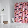 thumbnail image 2 of Cute Pumpkin Ghost Halloween Pattern Shower Curtain 72"x72" ,Bathroom Decorative Shower Curtains Set with 12 Hooks,Modern Waterproof Washable Shower Curtain, 2 of 6