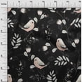 thumbnail image 3 of oneOone Velvet Black Fabric Rooster Cock Sewing Craft Projects Fabric Prints By Yard 58 Inch Wide, 3 of 4