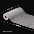 thumbnail image 2 of Malla Plástica Ext Láser 25.4cm Blanco Mylin, 2 of 5