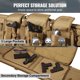 thumbnail image 4 of VEVOR Bolsa táctica para armas de fuego, bolsa táctica doble de 36 pulgadas, funda táctica suave para exteriores con cremallera con cerradura, asa portátil y correa para el hombro, 4 of 9