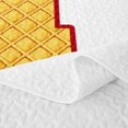 thumbnail image 5 of Erosebridal Ball Monogrammed T Twin Quilt Set for Boys Girls, Cartoon Ice Cream Drip Twin Coverlet Set, 2-Piece, 5 of 7