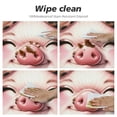 thumbnail image 7 of WERPE Pigs Funny Pig Wearing Leopard Bandana Isolated on White Cute Watercolor Illustration Pet Round Tablecloth with Elastic Edge White, 7 of 7