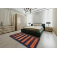 thumbnail image 4 of Ahgly Company Indoor Square Abstract Chestnut Brown Abstract Area Rugs, 3' Square, 4 of 6