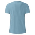 thumbnail image 6 of Mans T-Shirts Plus Size Short Sleeve Solid Color Crew Neck Casual Loose Summer Outdoor Sports Breathable Beach Shirts, 6 of 7